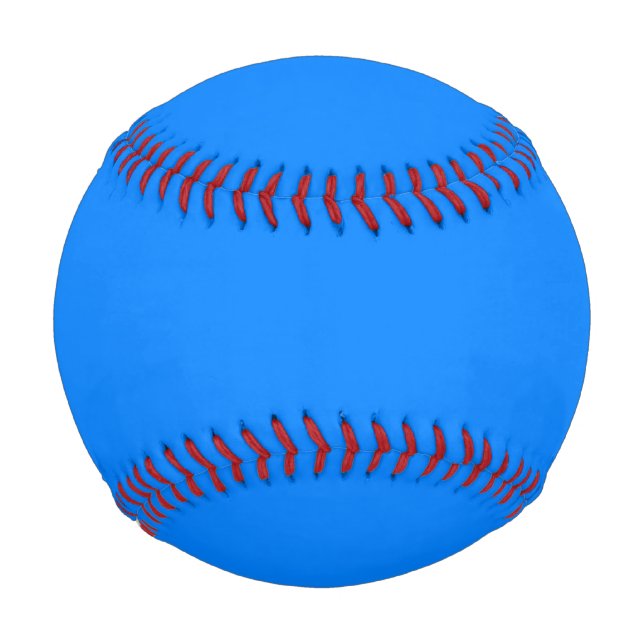 Solid color vivid blue baseball (Front)