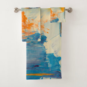 Solid Colour American Bath Towel Set