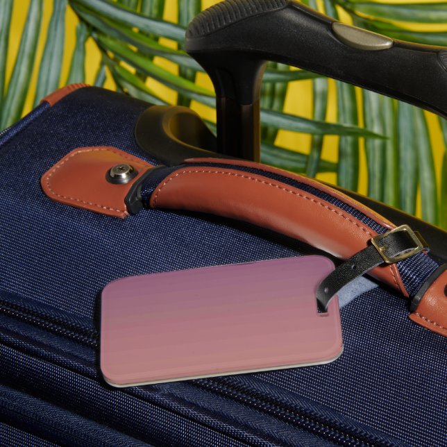 Solid Colour American Luggage Tag (Front Insitu 3)