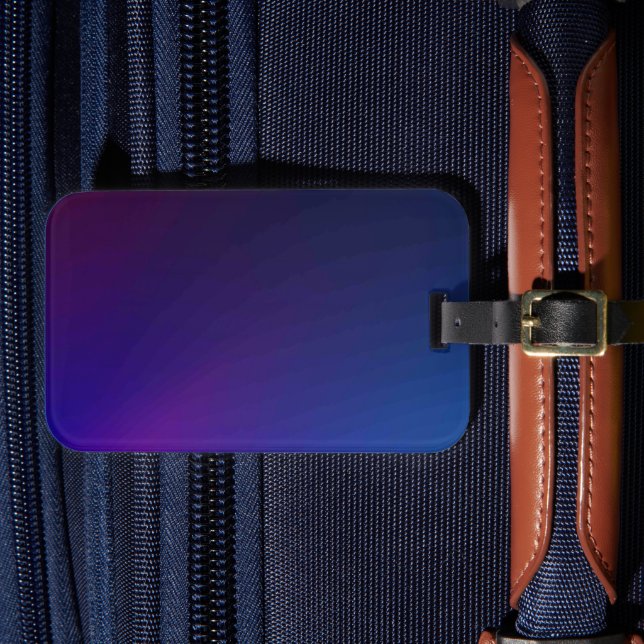 Solid Colour American Luggage Tag (Front Insitu 4)