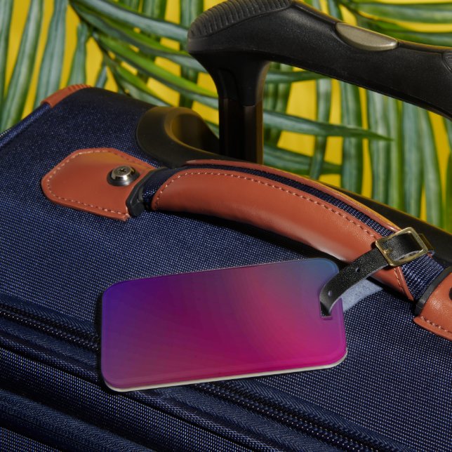 Solid Colour American Luggage Tag (Front Insitu 3)