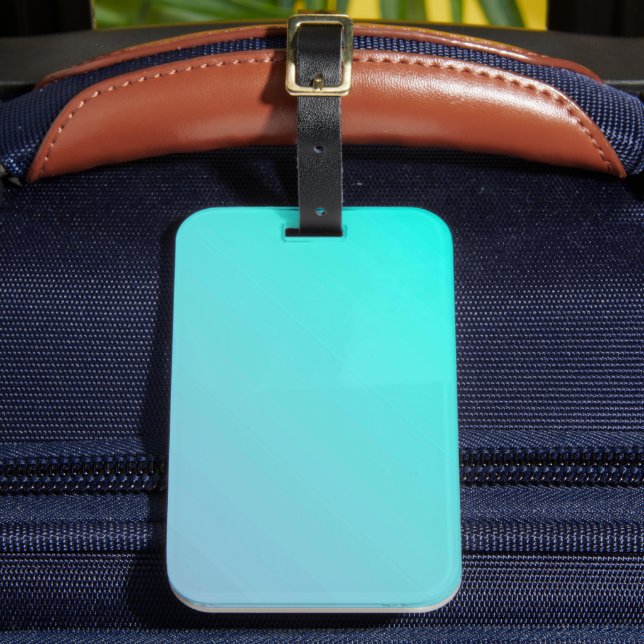 Solid Colour American Luggage Tag (Front Insitu 2)