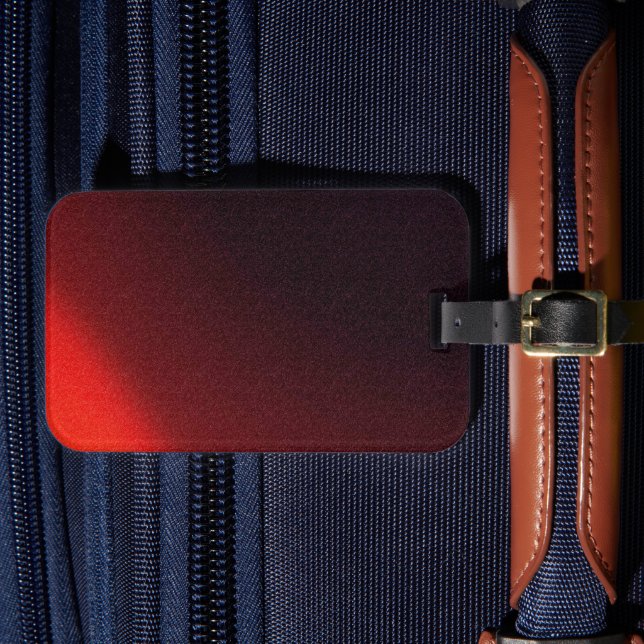 Solid Colour American Luggage Tag (Front Insitu 4)