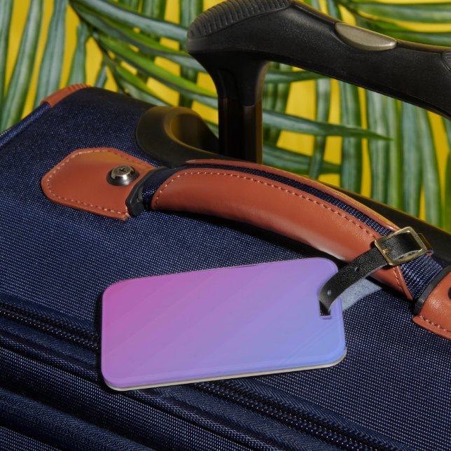 Solid Colour American Luggage Tag (Front Insitu 3)