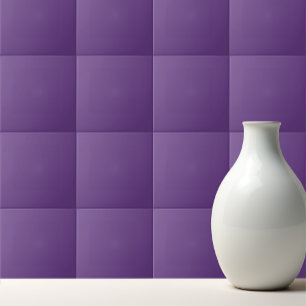 Solid colour Amethyst purple Tile