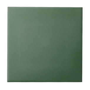 Solid Colour Antique Style Green Ceramic Tile #5