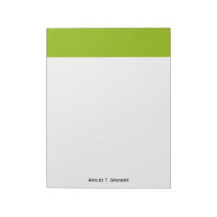 Solid Colour: Apple Green Notepad