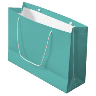 solid colour aqua ocean blue teal tissue paper large gift bag