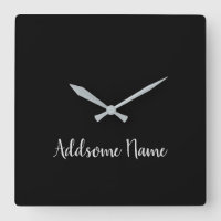 Solid Colour Basic Black Modern Stylish
