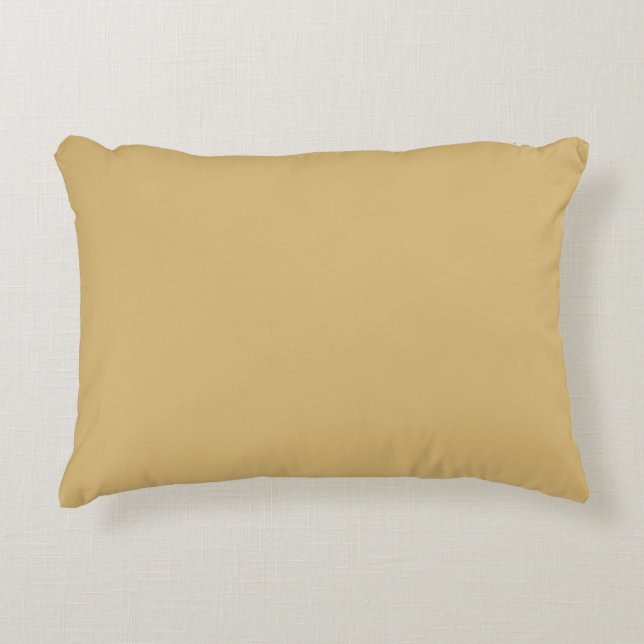 Solid Colour Beige Decorative Cushion (Front)