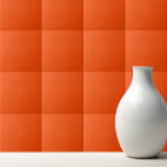 Solid colour blood orange tile<br><div class="desc">Trendy simple design in blood orange solid colour.</div>