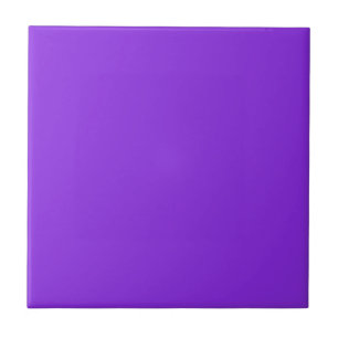 Solid Colour Blue Violet Tile