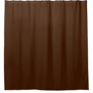 solid colour  brown shower curtain