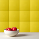 Solid colour canary yellow tile<br><div class="desc">Solid colour canary yellow design.</div>