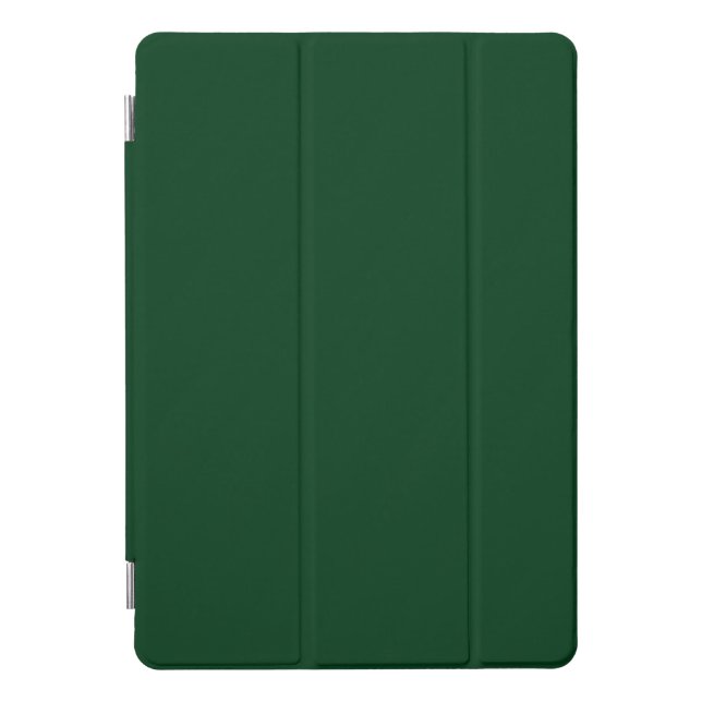Solid colour dark green iPad pro cover (Front)