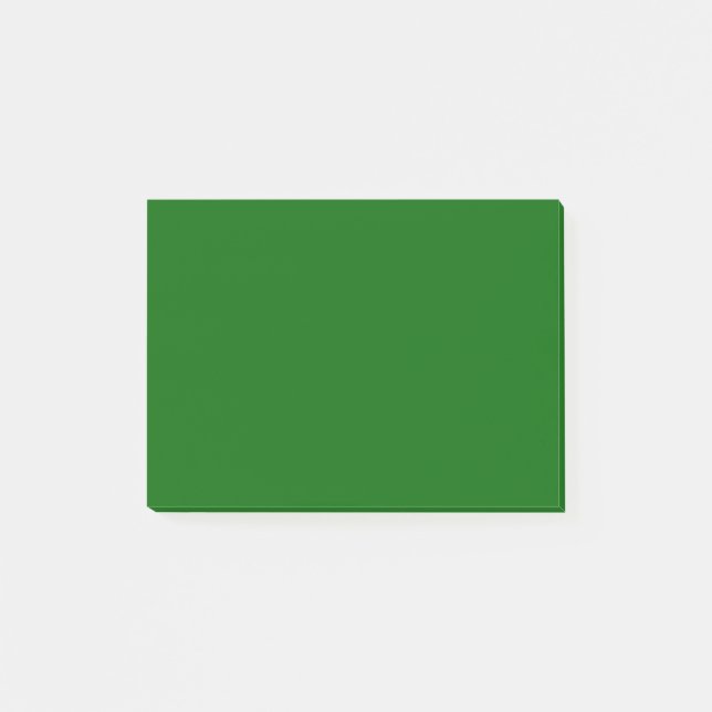Solid Colour Dark Green Post-it Notes (Front)