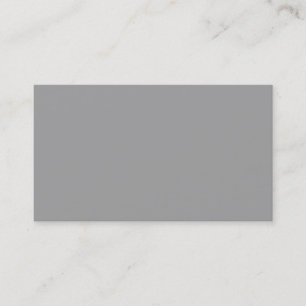 Solid Colour: Dark Grey Business Card