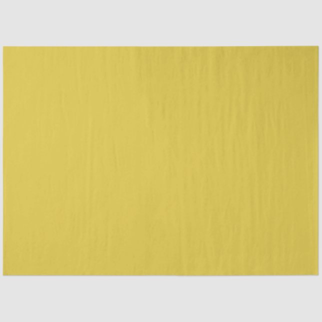 Solid colour dusty yellow tissue paper (Front)