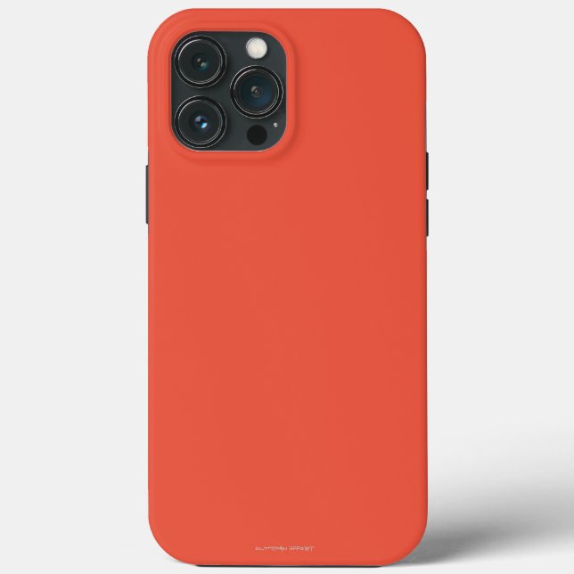 Solid Colour Electronic Case Olympian Effort Desig (Back)