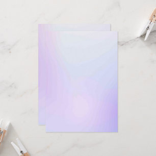 Solid Colour Flat Invitations Announcements Card