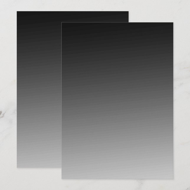 Solid Colour Flat Invitations Announcements Card (Front/Back)