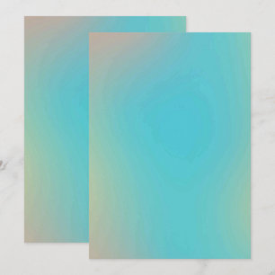 Solid Colour Flat Invitations Announcements Card