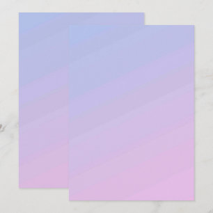 Solid Colour Flat Invitations Announcements Card