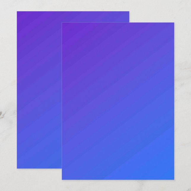 Solid Colour Flat Invitations Announcements Card (Front/Back)