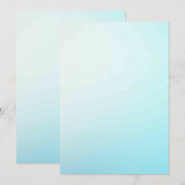 Solid Colour Flat Invitations Announcements Card (Front/Back)
