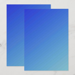 Solid Colour Flat Invitations Announcements Card