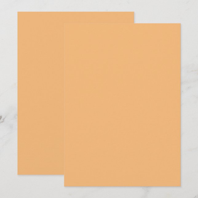 Solid Colour Flat Invitations Announcements Card (Front/Back)