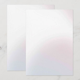 Solid Colour Flat Invitations Announcements Card