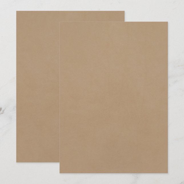 Solid Colour Flat Invitations Announcements Card (Front/Back)