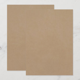 Solid Colour Flat Invitations Announcements Card