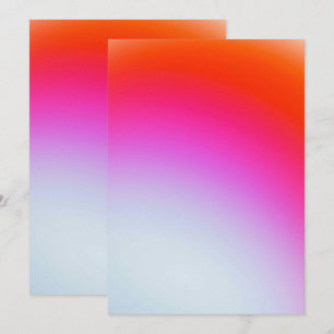 Solid Colour Flat Invitations Announcements Card