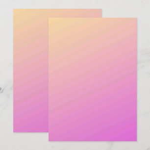 Solid Colour Flat Invitations Announcements Card