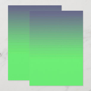 Solid Colour Flat Invitations Announcements Card