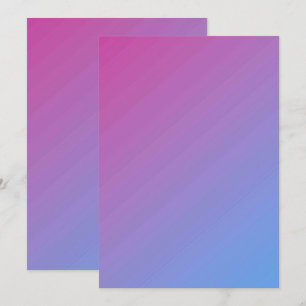Solid Colour Flat Invitations Announcements Card