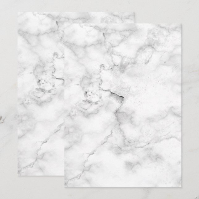 Solid Colour Flat Invitations Announcements Card (Front/Back)