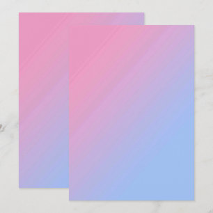 Solid Colour Flat Invitations Announcements Card