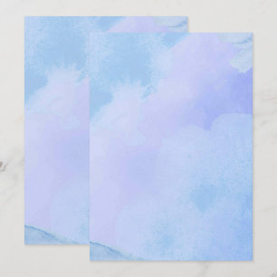 Solid Colour Flat Invitations Announcements Card