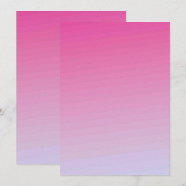Solid Colour Flat Invitations Announcements Card (Front/Back)