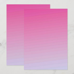 Solid Colour Flat Invitations Announcements Card