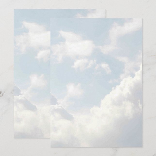 Solid Colour Flat Invitations Announcements Card (Front/Back)