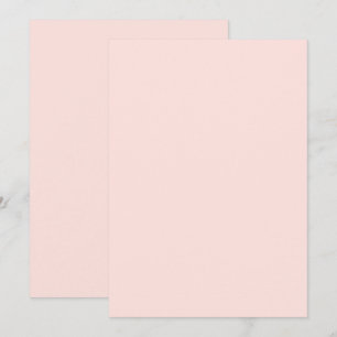 Solid Colour Flat Invitations Announcements Card