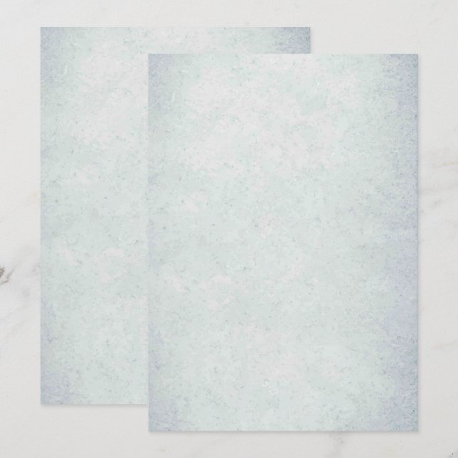 Solid Colour Flat Invitations Announcements Card (Front/Back)