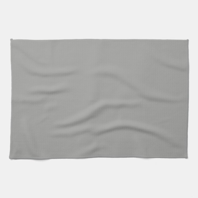 solid colour grey kitchen dish towel (Horizontal)