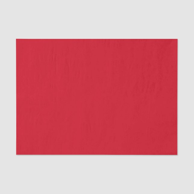 Solid Colour - Hot Rod Red Tissue Paper (Front)