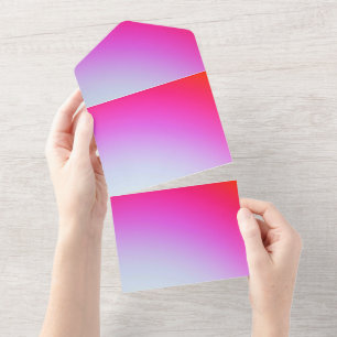 Solid Colour Invitations Announcements Card