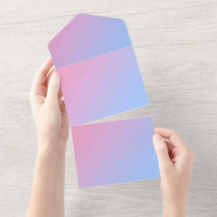Solid Colour Invitations Announcements Card